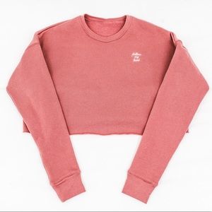 “Follow My Lead” Cropped Sweatshirt